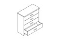Комод Гербор Шанталь з 4 шухлядами 80 см, дуб сан-ремо світлий - Зображення 3 Зображення 3 - Комод Гербор Шанталь з 4 шухлядами 80 см, дуб сан-ремо світлий