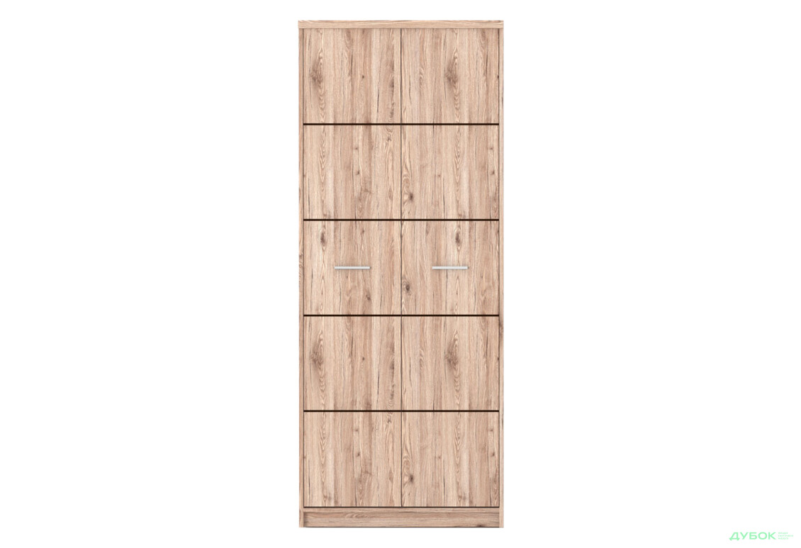 Шафа Гербор Шанталь комбінована 2-дверна 80 см, дуб сан-ремо світлий - Зображення 1 Зображення 1 - Шафа Гербор Шанталь комбінована 2-дверна 80 см, дуб сан-ремо світлий