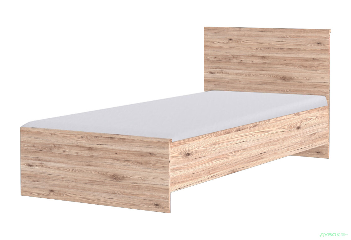 Ліжко Гербор Шанталь (без вкладу) 90х200 см, дуб сан-ремо світлий - Зображення 1 Зображення 1 - Ліжко Гербор Шанталь (без вкладу) 90х200 см, дуб сан-ремо світлий