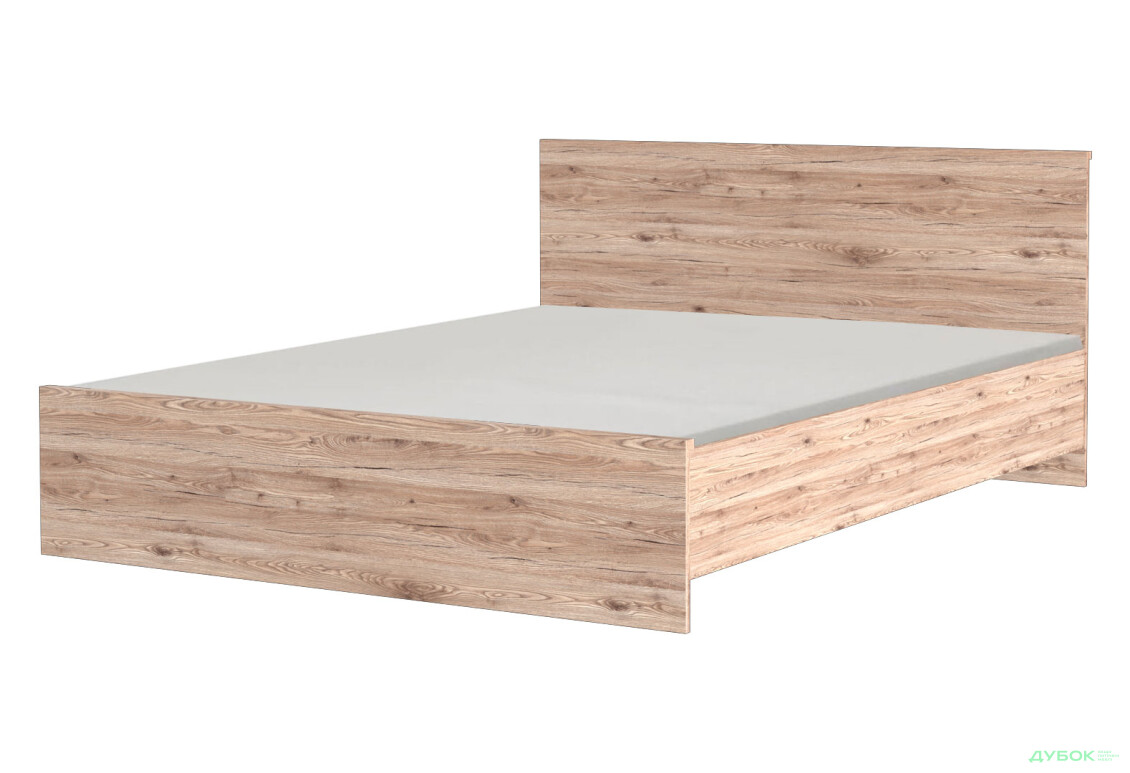 Ліжко Гербор Шанталь (без вкладу) 160х200 см, дуб сан-ремо світлий - Зображення 1 Зображення 1 - Ліжко Гербор Шанталь (без вкладу) 160х200 см, дуб сан-ремо світлий