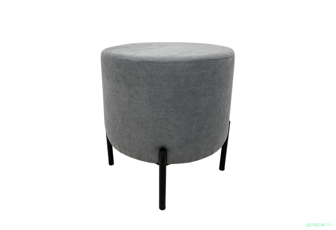 Пуф UMa Флафф 45x45 см, сірий (Soro 93) - Зображення 1 Зображення 1 - Пуф UMa Флафф 45x45 см, сірий (Soro 93)