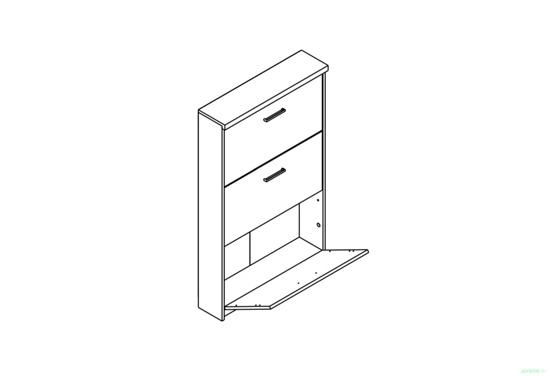Передпокій Гербор Шанталь 145 см, Дуб сан-ремо світлий - Зображення 8 Зображення 8 - Передпокій Гербор Шанталь 145 см, Дуб сан-ремо світлий