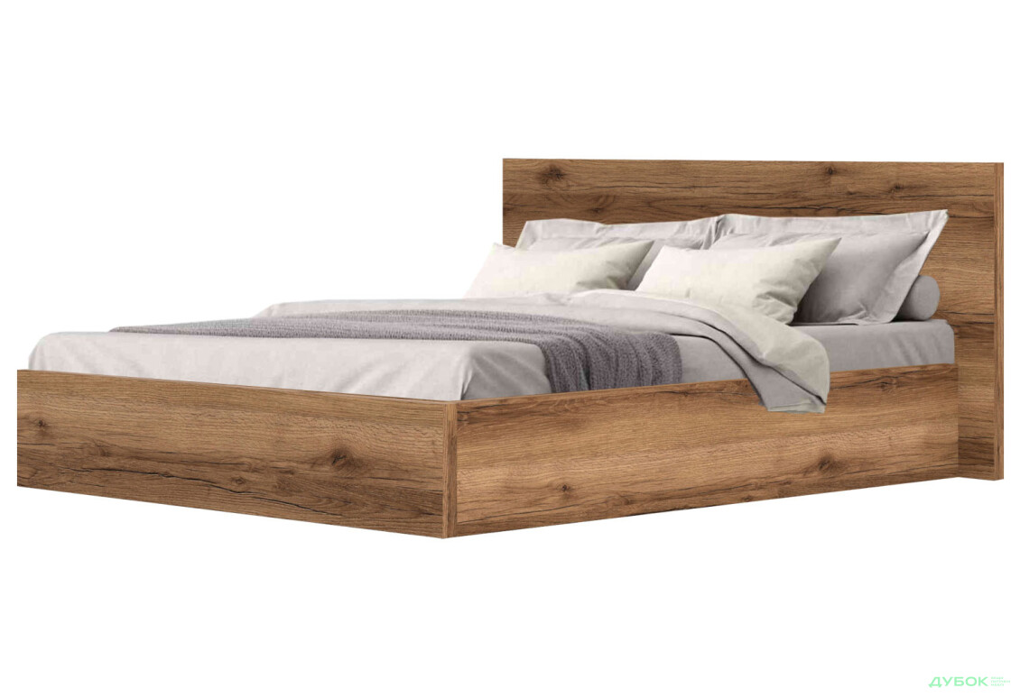 Кровать Гербор Стемма (без вклада) 160х200 см, дуб делано темный - Изображение 1 Изображение 1 - Кровать Гербор Стемма (без вклада) 160х200 см, дуб делано темный