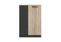 Комод Гербор Офіс Нью високий з 2 дверцятами 80 см, антрацит / дуб сонома - Зображення 1 Зображення 1 - Комод Гербор Офіс Нью високий з 2 дверцятами 80 см, антрацит / дуб сонома