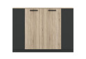 Комод Гербор Офіс Нью високий з 4 дверцятами 160 см, антрацит / дуб сонома - Зображення 3 Зображення 3 - Комод Гербор Офіс Нью високий з 4 дверцятами 160 см, антрацит / дуб сонома