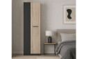Зображення 2 - Шафа Гербор Офіс Нью 2-дверна 80 см, антрацит / дуб сонома