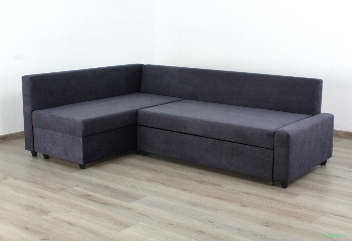 Мягкий уголок Элегант Бенефит 54 226x156 см темно-серый - Изображение 2 Изображение 2 - Мягкий уголок Элегант Бенефит 54 226x156 см темно-серый