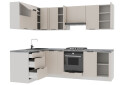 Кухня VIP-master Флет Люкс 1.6х2.6, бежевий мат - Зображення 4 Зображення 4 - Кухня VIP-master Флет Люкс 1.6х2.6, бежевий мат