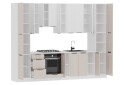 Кухня Флет Люкс 3.0 VIP-master, низ - білий / беж мат, верх - білий / білий мат - Зображення 4 Зображення 4 - Кухня Флет Люкс 3.0 VIP-master, низ - білий / беж мат, верх - білий / білий мат