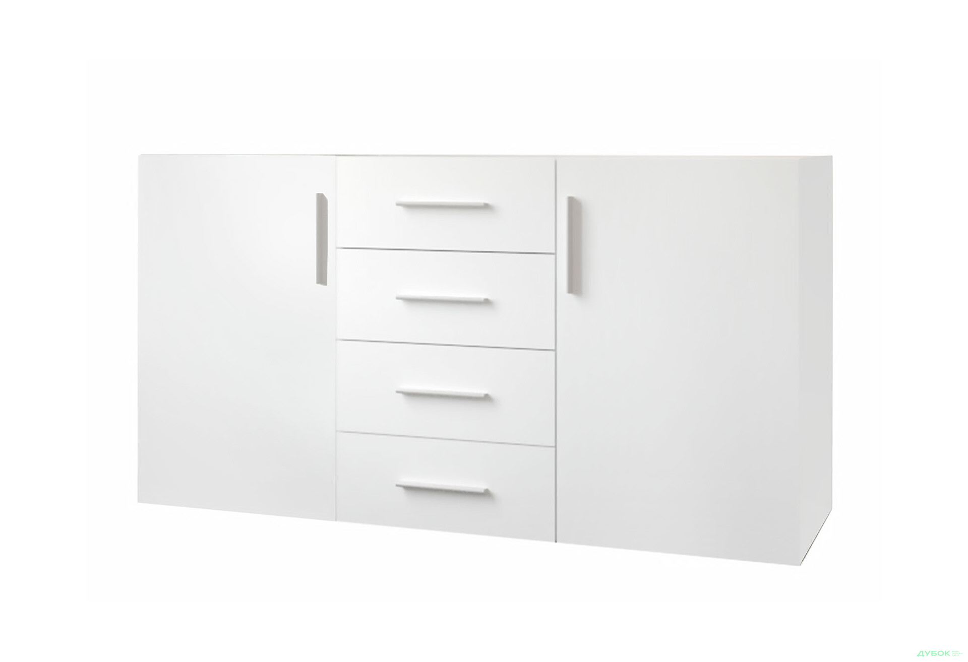 Изображение 1 - Комод Moreli ST0004 с дверцами и ящиками 150 см, белый