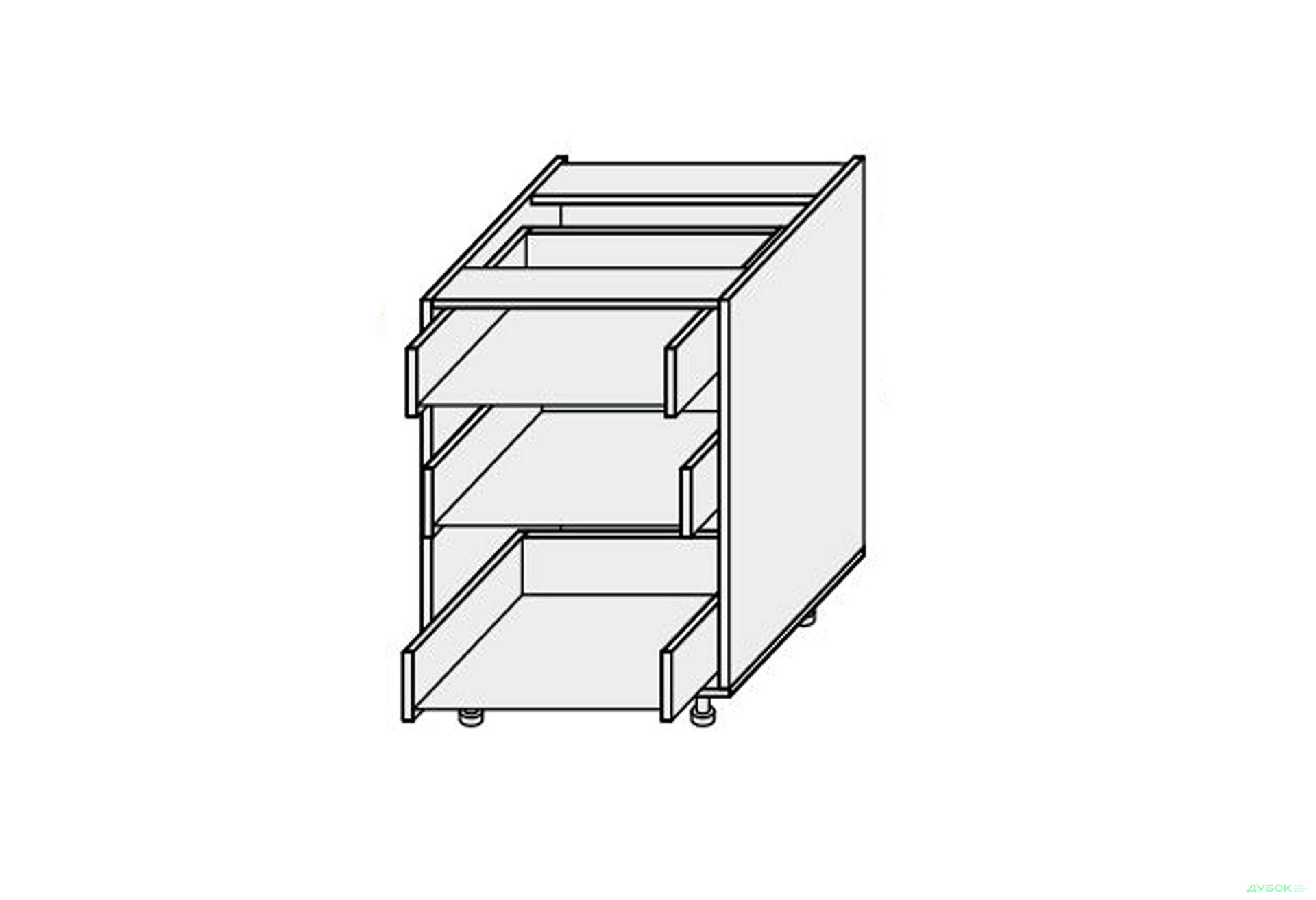 Корпус 50Н 3шх Телескоп 820мм MiroMark - Зображення 1 Зображення 1 - Корпус 50Н 3шх Телескоп 820мм MiroMark