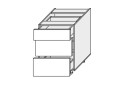 Зображення 1 - Низ 50Н3ШХ/820 Pro Hettich Міленіум / Millenium Premium MiroMark