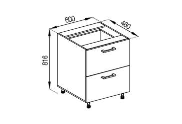 Н 60 Ш Favorit Марта Лак Світ Меблів