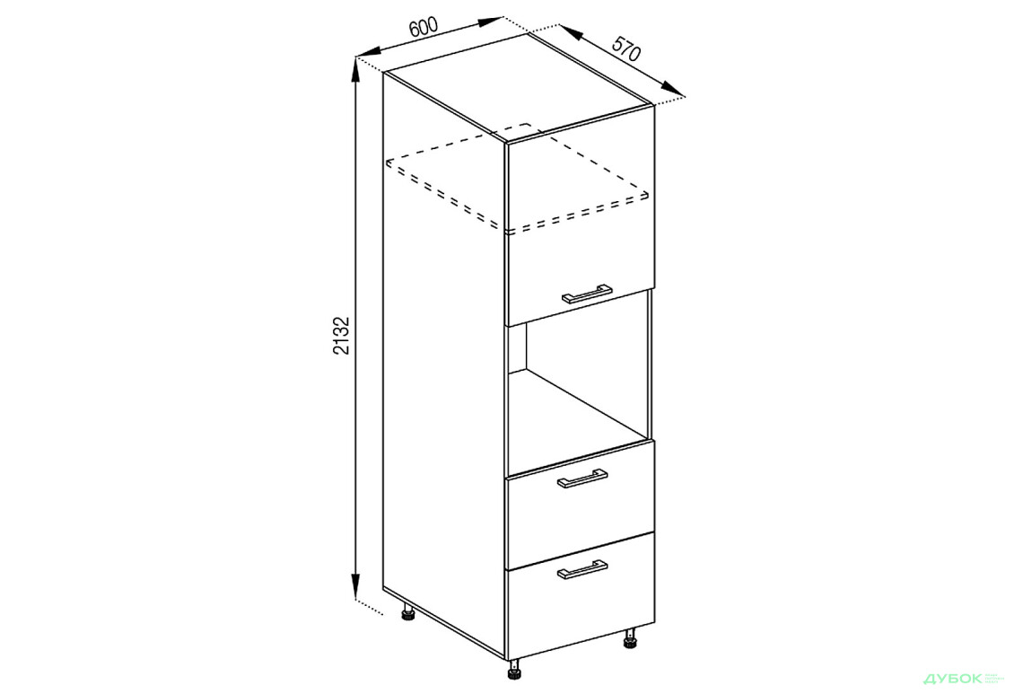 П 60 ДШ Favorit Марта Лак Світ Меблів - Зображення 1 Зображення 1 - П 60 ДШ Favorit Марта Лак Світ Меблів