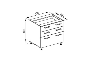 Н 80 3Ш (2+1) Favorit Марта Лак Світ Меблів