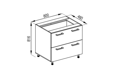 Н 80 Ш Favorit Марта Лак Svit Mebliv