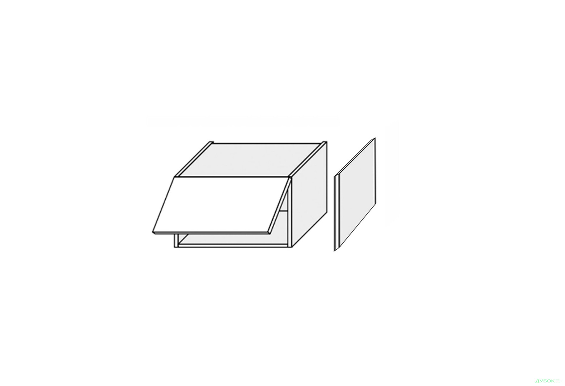 Бічна панель верхня 360мм антресоль Лео / Leo MiroMark - Зображення 1 Зображення 1 - Бічна панель верхня 360мм антресоль Лео / Leo MiroMark