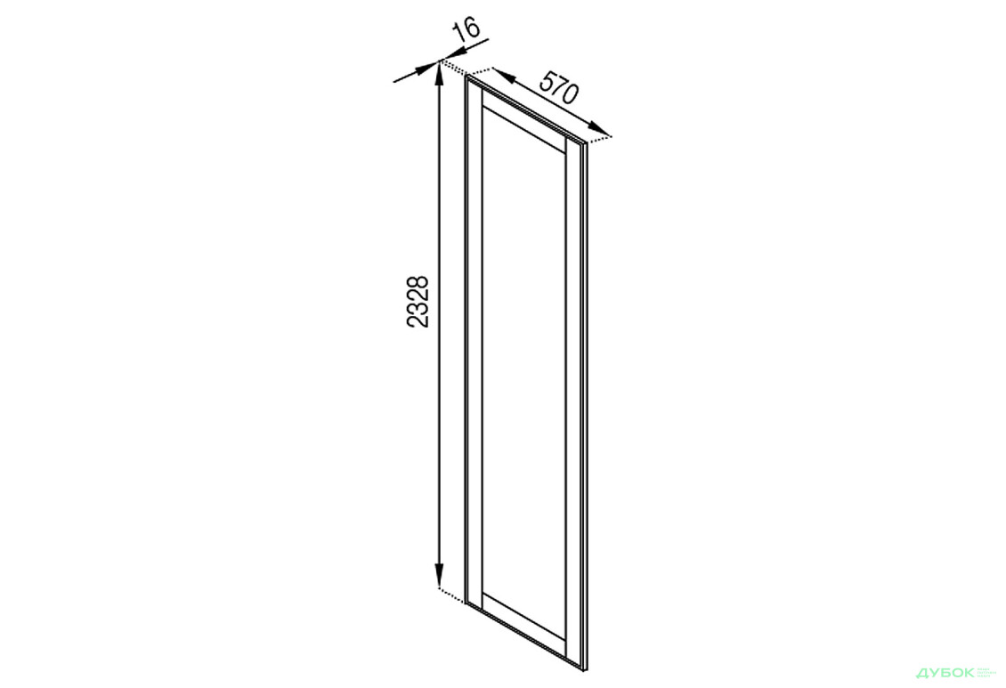 П панель (h-2328) Домініка Світ Меблів - Зображення 1 Зображення 1 - П панель (h-2328) Домініка Світ Меблів