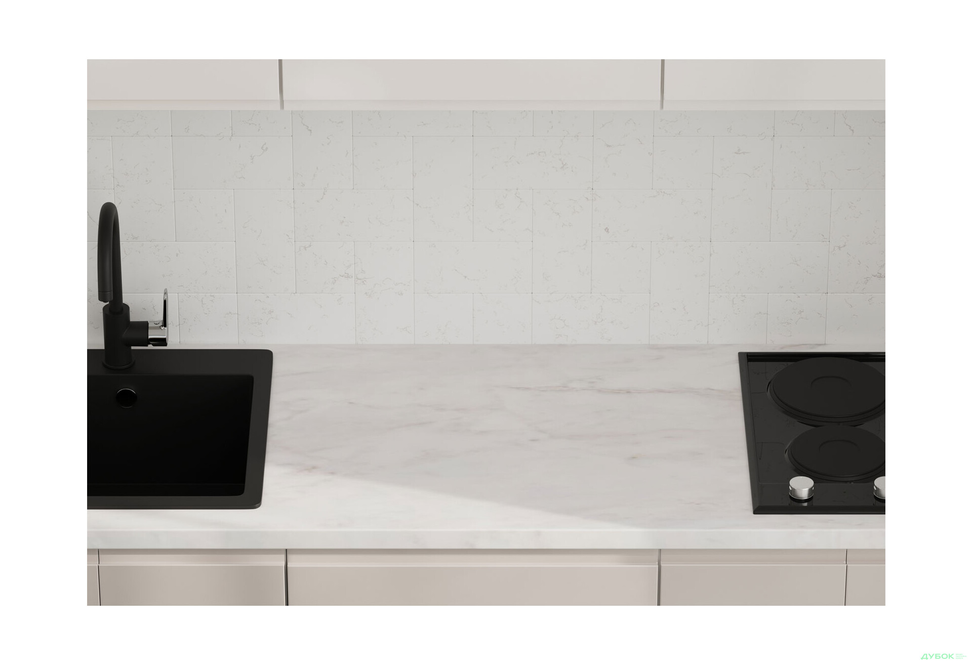 Зображення 4 - Кухня VIP-master Інтерно Глянець Люкс/ Interno Gloss Luxe 2.4 м, слонова кістка / беж глянець, молочний глянець