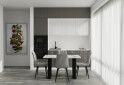 Зображення 2 - Кухня VIP-master Інтерно Глянець Люкс/ Interno Gloss Luxe 2.4 м, білий / темно сірий глянець, білий глянець