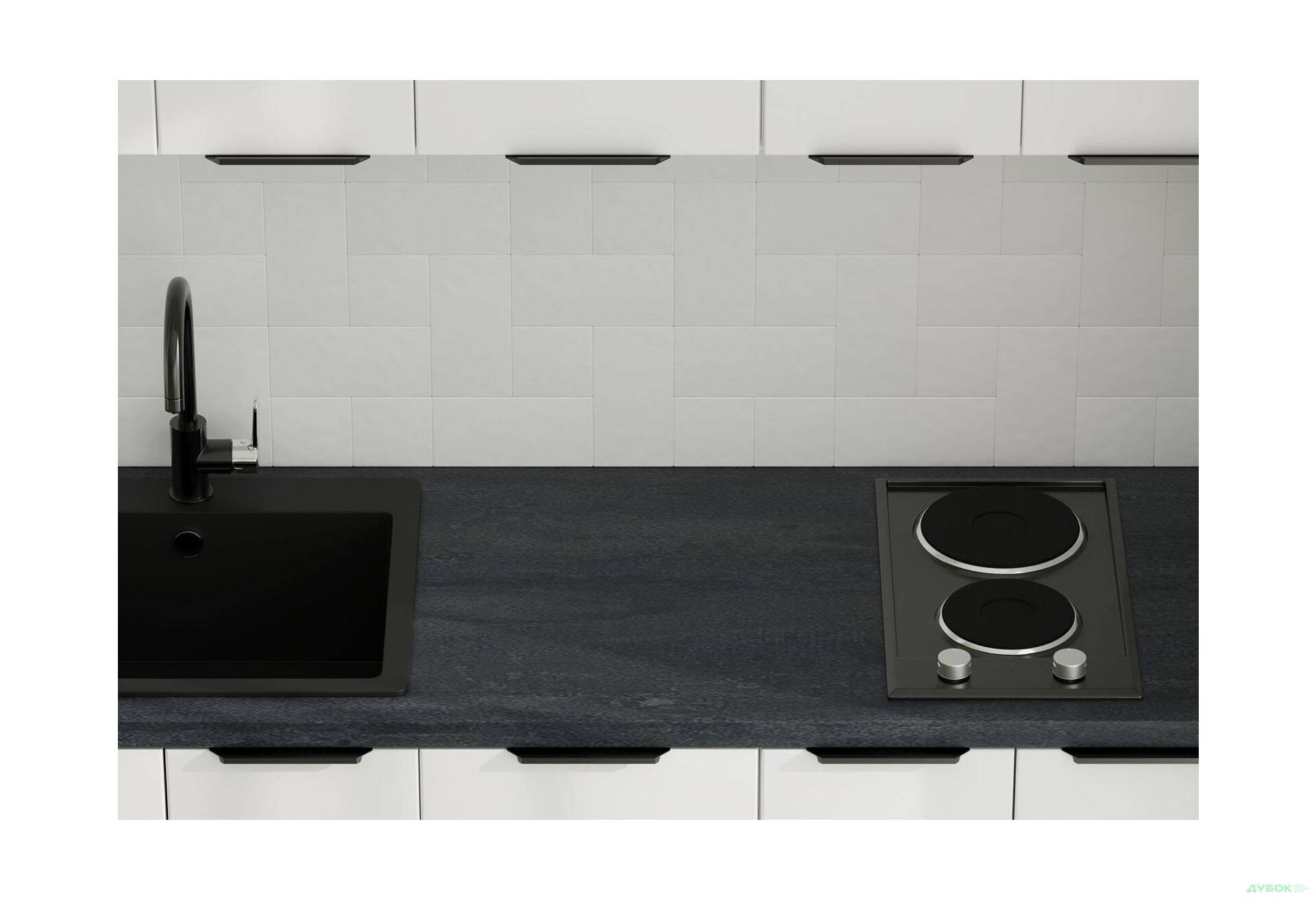 Кухня VIP-master Флет Люкс 2.0 м, білий / білий мат - Зображення 4 Зображення 4 - Кухня VIP-master Флет Люкс 2.0 м, білий / білий мат