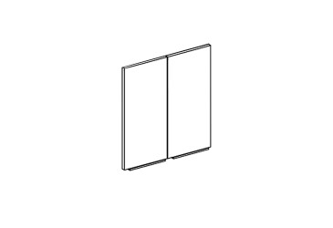 Фасад В 60 під витяжку Тіна