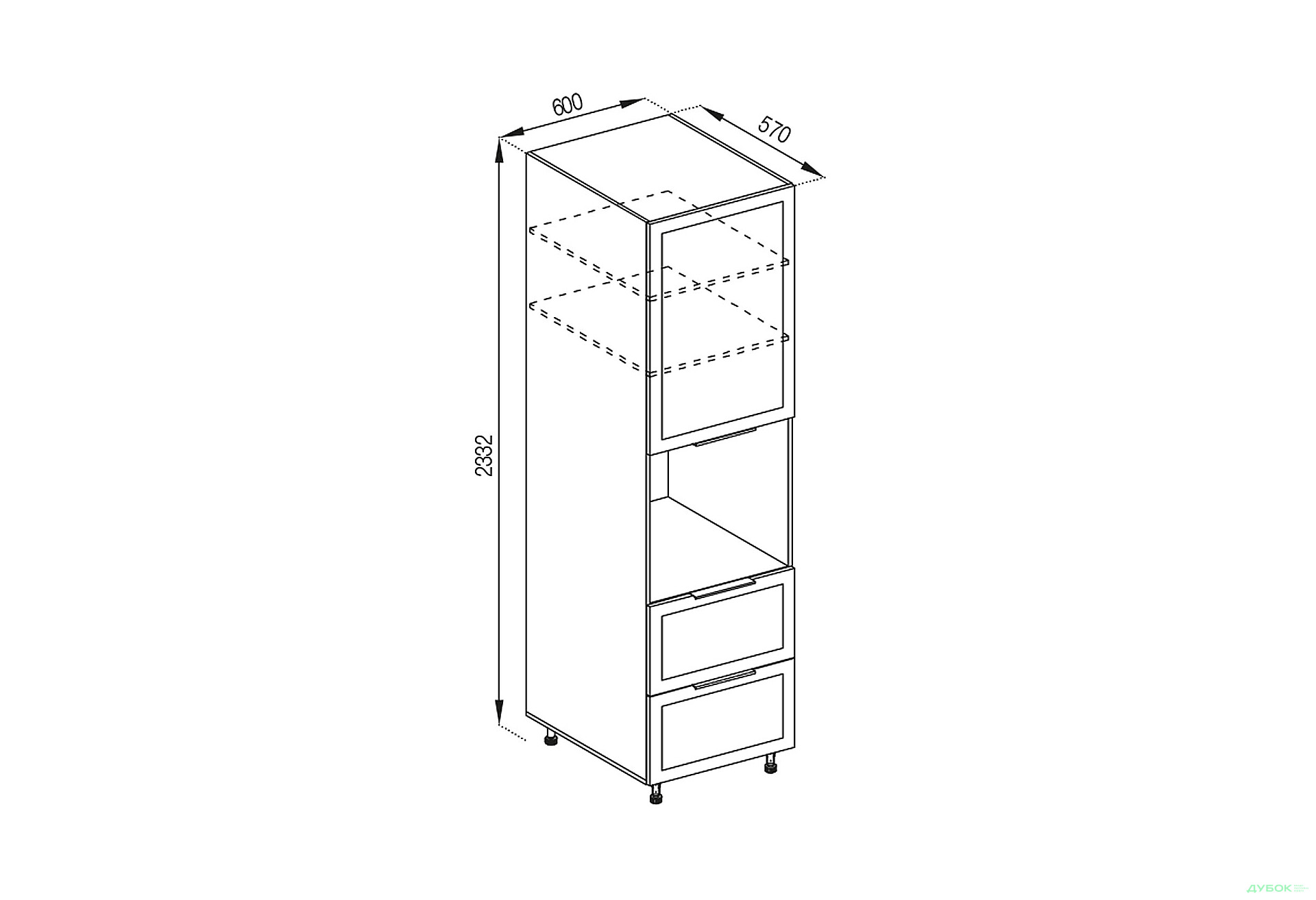 Изображение 1 - П 60 ДШ (h-920) Favorit Анна Svit Mebliv