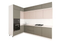 Кухня кутова VIP-master Інтерно Люкс / Interno Luxe 160х280 см, темно-сірий мат / беж мат - Зображення 2 Зображення 2 - Кухня кутова VIP-master Інтерно Люкс / Interno Luxe 160х280 см, темно-сірий мат / беж мат