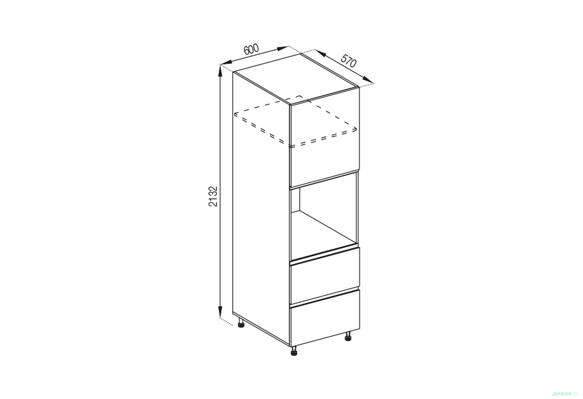 П 60 ДШ Favorit Влада Світ Меблів - Зображення 1 Зображення 1 - П 60 ДШ Favorit Влада Світ Меблів
