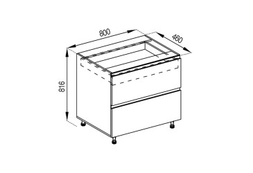 Н 80 Ш (+ВШ) Favorit Влада Svit Mebliv