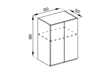 В 60 під витяжку (h-920)