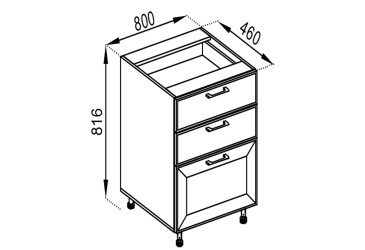 Н 80 3Ш (2+1) Favorit Марго Svit Mebliv