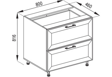 Н 80 Ш Favorit Марго Svit Mebliv