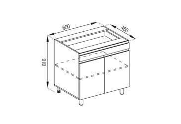 Н 60 ДШ Favorit Милана Svit Mebliv