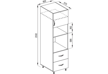 П 60 ДШ п/мікрохв. (h-920) Favorit