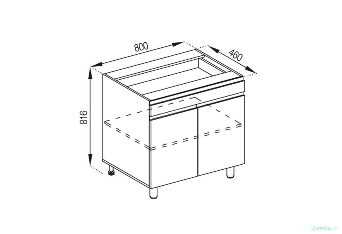 Н 80 ДШ Favorit Тіна Світ Меблів - Зображення 1 Зображення 1 - Н 80 ДШ Favorit Тіна Світ Меблів