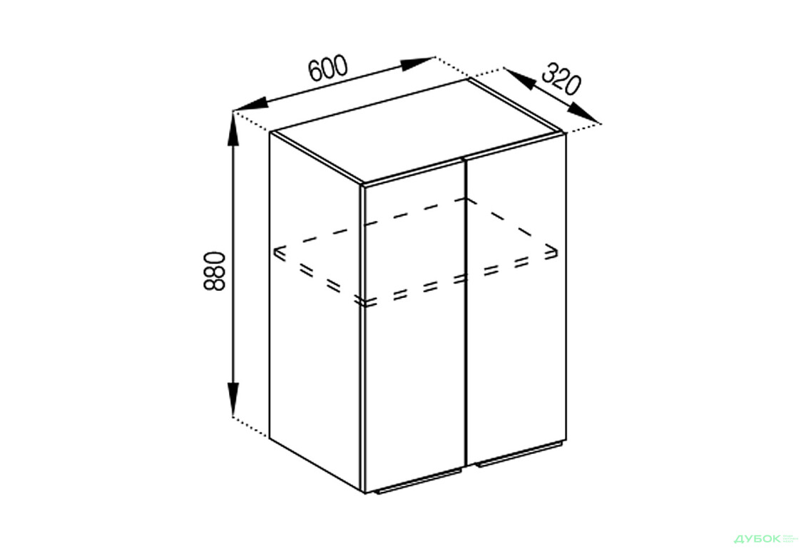 В 60 під витяжку (h-920) Тіна Світ Меблів - Зображення 1 Зображення 1 - В 60 під витяжку (h-920) Тіна Світ Меблів