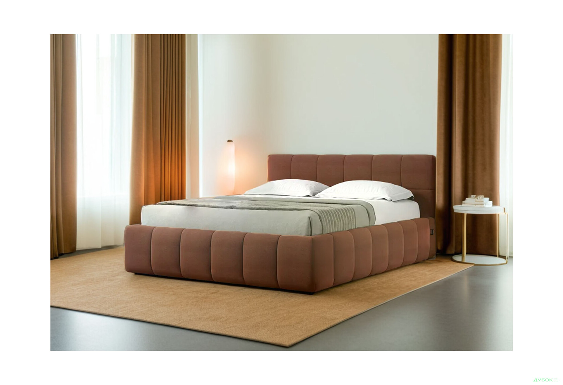 Изображение 2 - Кровать-подиум МироМарк Тони 160x200, терракотовая