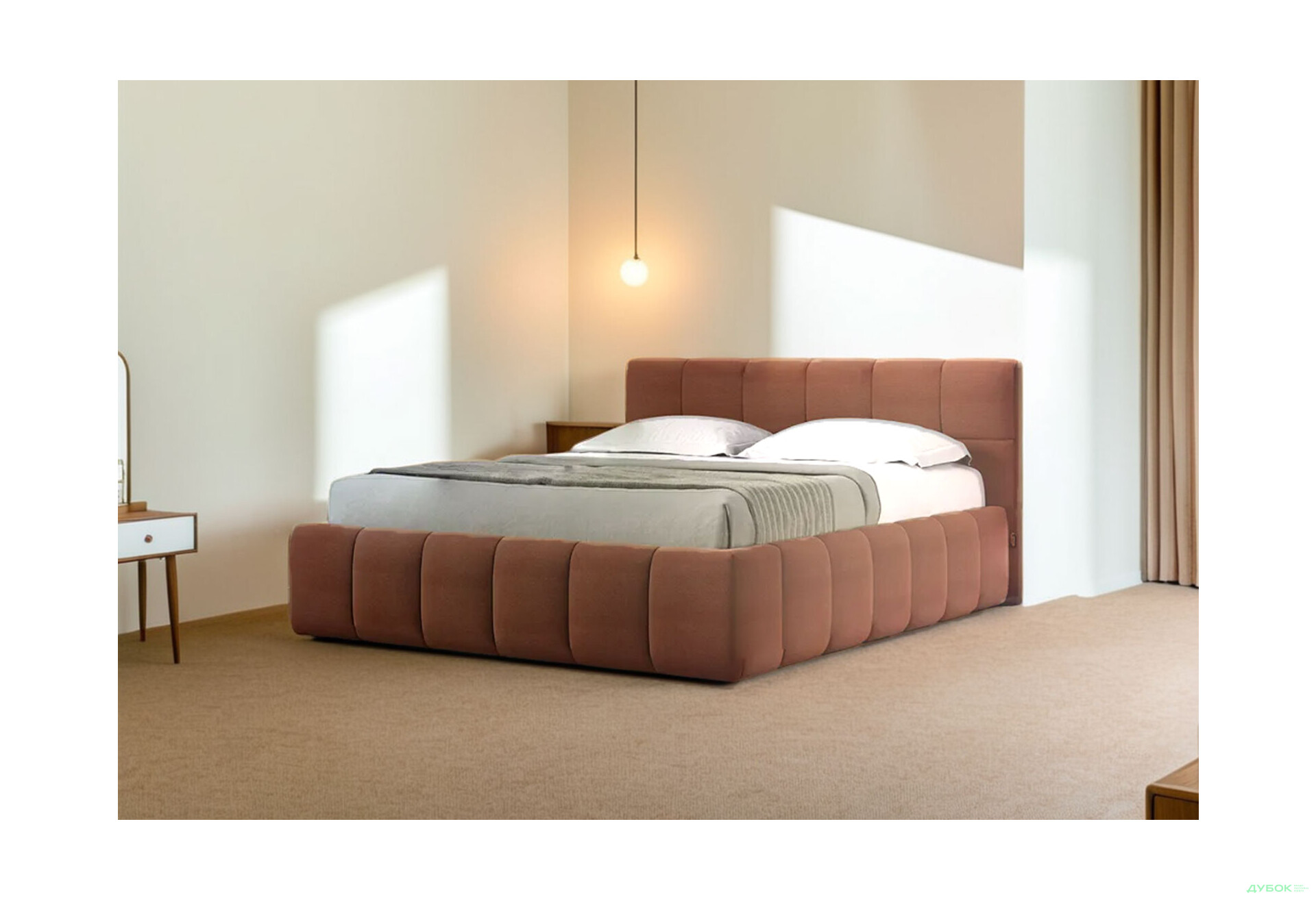 Изображение 3 - Кровать-подиум МироМарк Тони 160x200, терракотовая