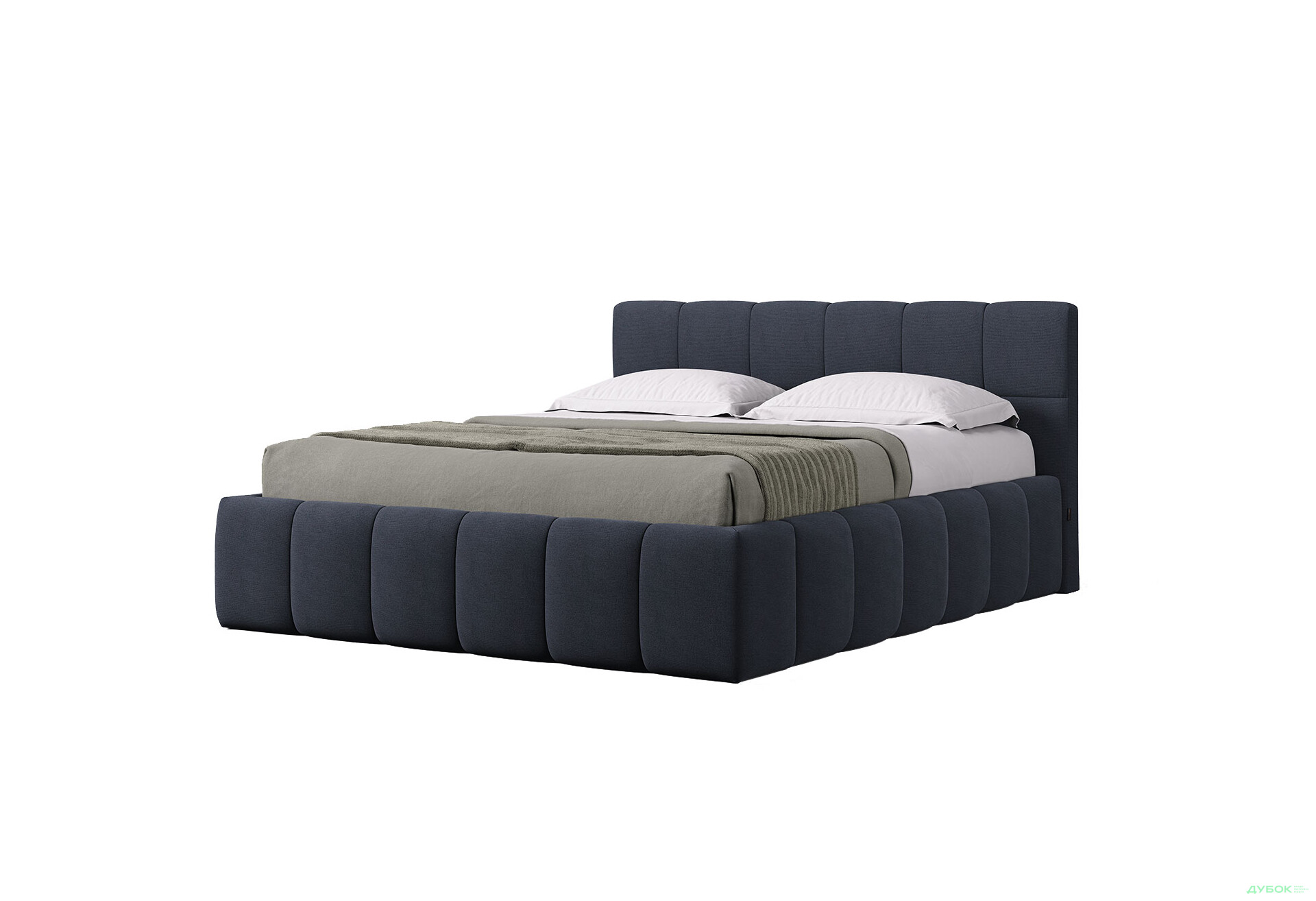 Ліжко-подіум MiroMark Тоні 160x200, синє - Зображення 1 Зображення 1 - Ліжко-подіум MiroMark Тоні 160x200, синє