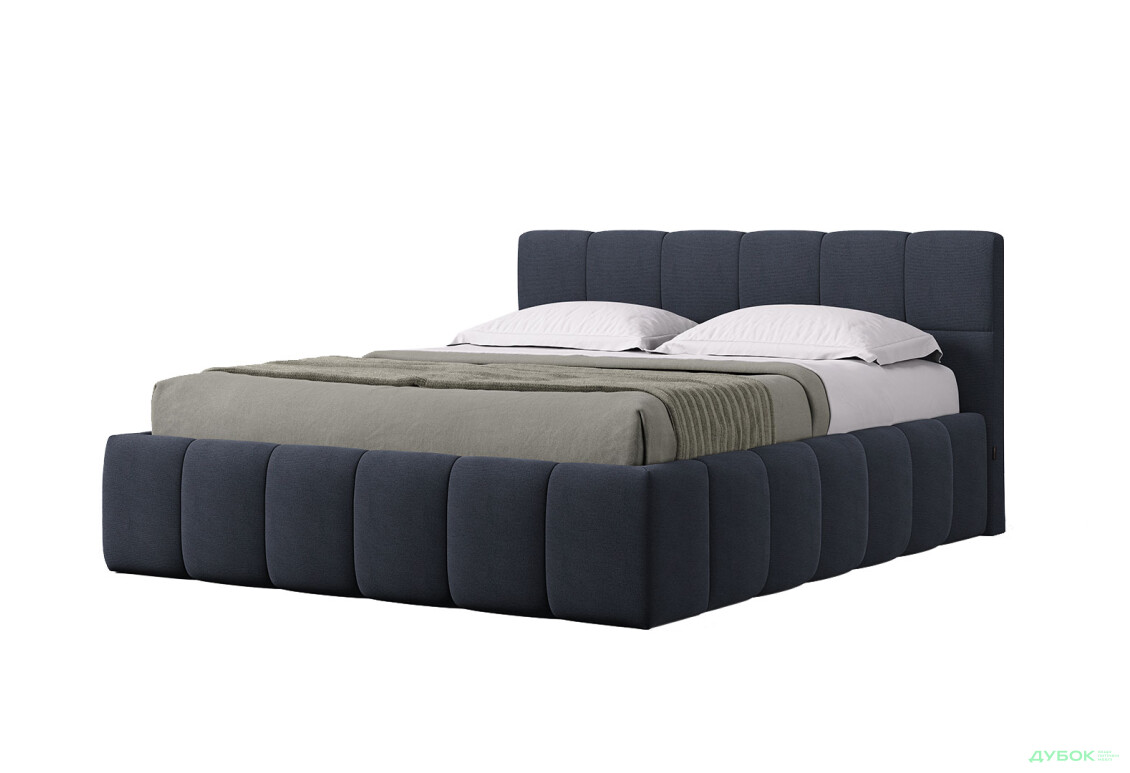 Ліжко-подіум MiroMark Тоні 180x200, синє - Зображення 1 Зображення 1 - Ліжко-подіум MiroMark Тоні 180x200, синє