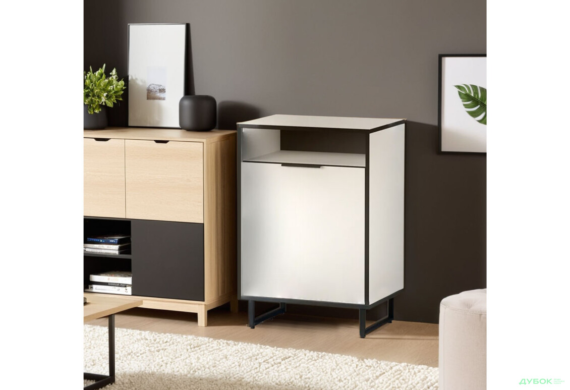 Комод Moreli F-0003 Forte / Форте, 55 см білий - Зображення 2 Зображення 2 - Комод Moreli F-0003 Forte / Форте, 55 см білий