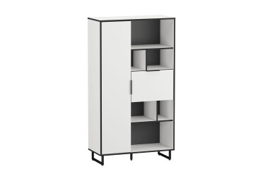 Стелаж комбі Moreli F-0006 Forte / Форте, 90 см білий