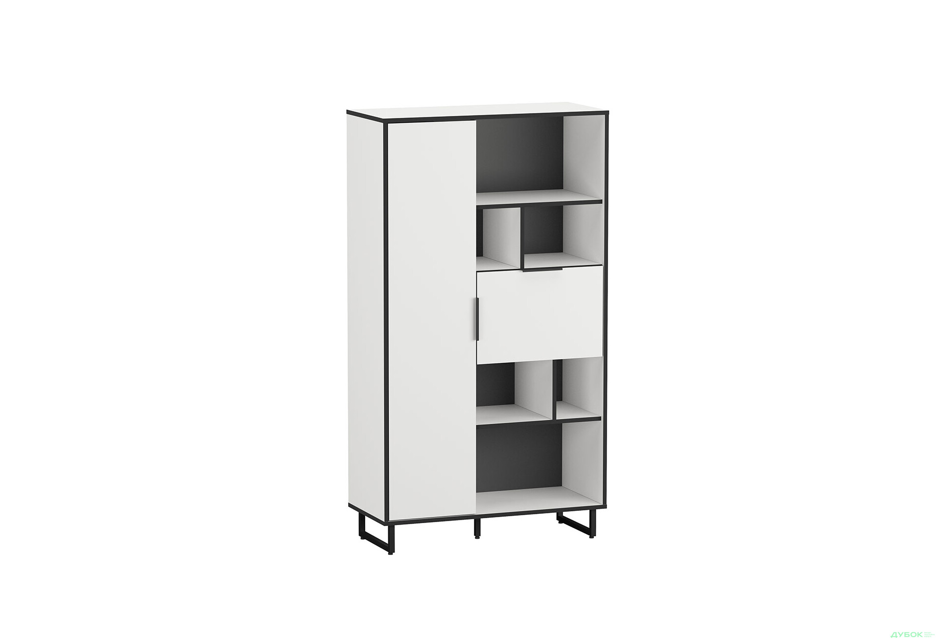 Изображение 1 - Стеллаж комби Moreli F-0006 Forte / Форте, 90 см белый