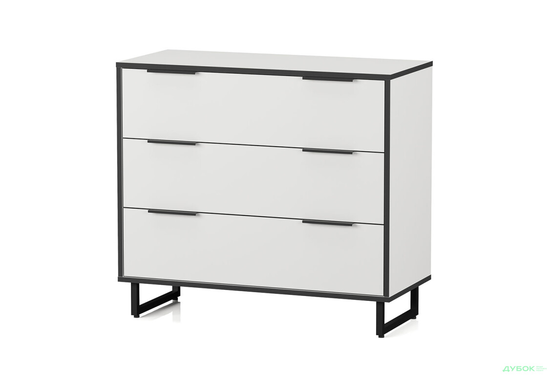 Комод Moreli F-0008 Forte / Форте, 90 см белый - Изображение 1 Изображение 1 - Комод Moreli F-0008 Forte / Форте, 90 см белый