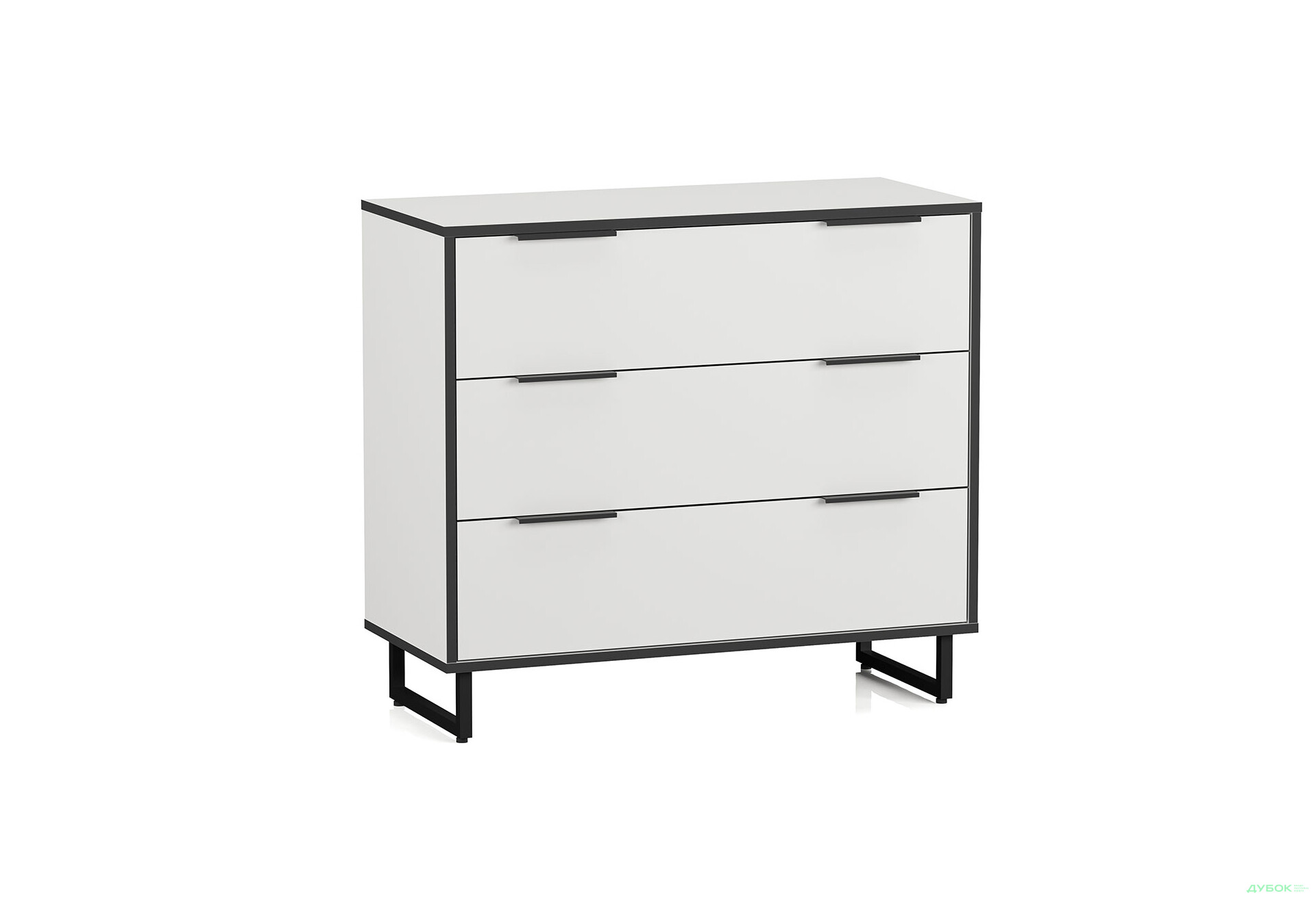 Комод Moreli F-0008 Forte / Форте, 90 см белый - Изображение 4 Изображение 4 - Комод Moreli F-0008 Forte / Форте, 90 см белый