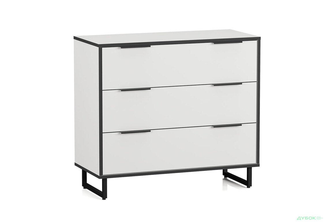 Комод Moreli F-0008 Forte / Форте, 90 см белый - Изображение 4 Изображение 4 - Комод Moreli F-0008 Forte / Форте, 90 см белый