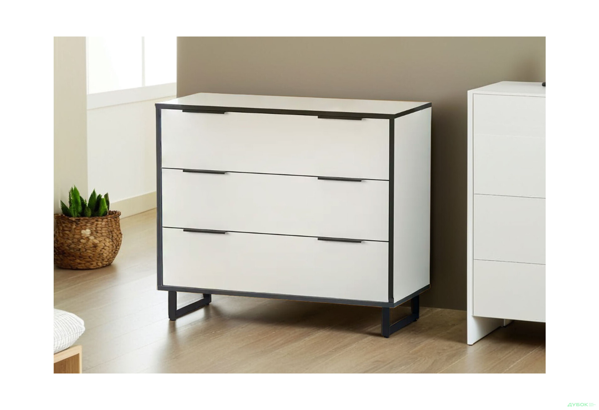 Комод Moreli F-0008 Forte / Форте, 90 см белый - Изображение 2 Изображение 2 - Комод Moreli F-0008 Forte / Форте, 90 см белый