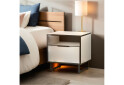 Приліжкова тумба Moreli F-0011 Forte / Форте, 49 см білий - Зображення 3 Зображення 3 - Приліжкова тумба Moreli F-0011 Forte / Форте, 49 см білий