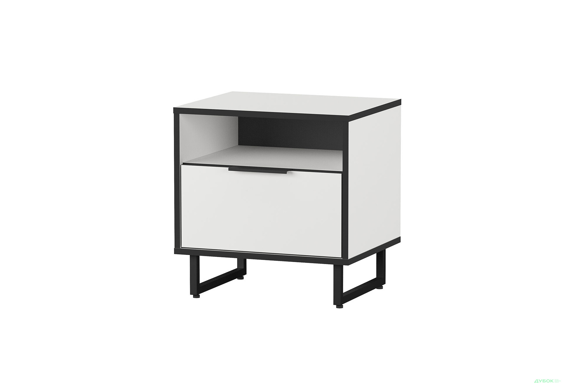 Приліжкова тумба Moreli F-0011 Forte / Форте, 49 см білий - Зображення 4 Зображення 4 - Приліжкова тумба Moreli F-0011 Forte / Форте, 49 см білий